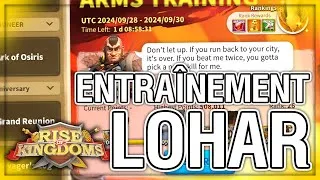 Miniature : LE NOUVEL ENTRAÎNEMENT AUX ARMES DE LOHAR ! (GUIDE ET ASTUCES) | RISE OF KINGDOMS FR