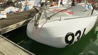 Miniature : La Rochelle : ces étranges bouts ronds des bateaux de la Mini-Transat