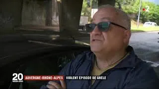 Miniature : De violents épisodes de grêle en Auvergne Rhône Alpes