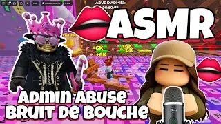 Miniature : ASMR Français • BRUIT DE BOUCHE ET ADMIN ABUSE SUR KEYBOARD ESCAPE SUR ROBLOX ! 👄😴