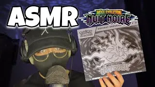 Miniature : ASMR Français • OUVERTURE ETB POKEMON NUIT NOIRE MEGA ÉVOLUTION ! 😴
