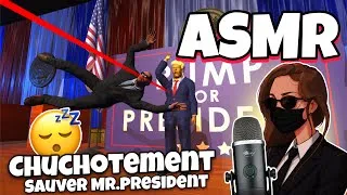 Miniature : ASMR Français • CHUCHOTEMENT PUISSANT SUR LE JEU OU JE DOIS SAUVER LE PRESIDENT ! 😎