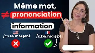 Miniature : Mots identiques en français et en anglais… mais prononciation différente !