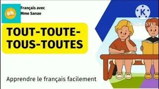 Miniature : #comment écrire "tout","tous"."toute","toutes" 💯🤗🤗👍🏼