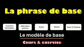Miniature : Phrase de base - Modèle de base 
