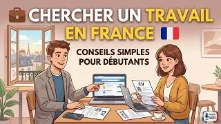 Miniature : Easy French | Ep 38 |💼 Comment chercher un travail en France 🇫🇷 (Conseils simples pour débutants)