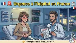 Miniature : 🚨 Urgence à l’hôpital en France 🇫🇷 (Que dire au médecin ?)