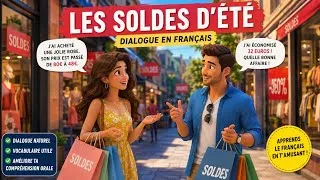 Miniature : 🇫🇷 Dialogue en Français : Les Soldes d'Été | Apprendre le Français Facilement