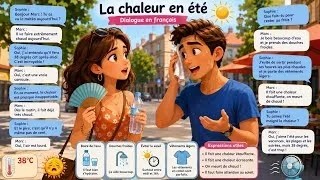 Miniature : Parler de la Chaleur en Français | Learn French Naturally☀️
