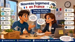 Miniature : 🏠 Nouveau logement en France : les démarches indispensables à ne surtout pas oublier ! 🇫🇷📋