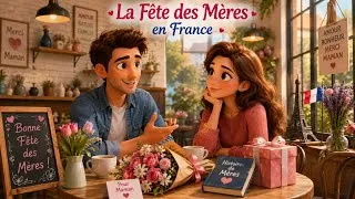 Miniature : ❤️ La Fête des Mères en France 🇫🇷 | Apprenez le Français avec un Dialogue Facile 📖
