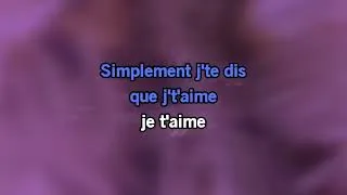 Miniature : Jean-Luc Lahaye - Femme que j'aime (Karaoké)