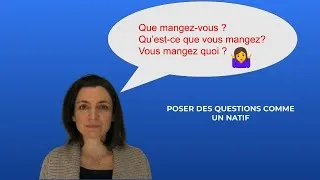 Miniature : Poser des questions en français comme un natif.🗨💁