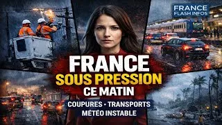 Miniature : France sous pression ce matin  coupures persistantes, transports ralentis et météo instable