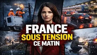 Miniature : France sous tension ce matin  coupures, transports perturbés et météo instable  Flash Info