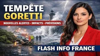 Miniature : Tempête Goretti  nouvelles alertes, impacts et prévisions  Flash Info France