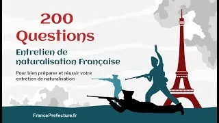 Miniature : 200 Questions d'entretien de Naturalisation Française 2022 🇫🇷