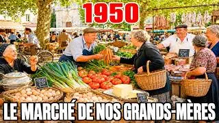 Miniature : La France de 1950 : Ce qu'on Allait Vraiment Chercher au Marché — ce n'était pas des Légumes
