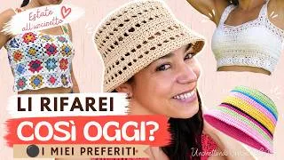 Miniature : I tutorial estivi all'uncinetto che rifarei ancora oggi 💛