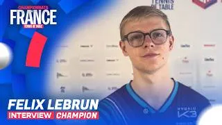 Miniature : Félix LEBRUN | INTERVIEW | Champion de France | FRANCE 26