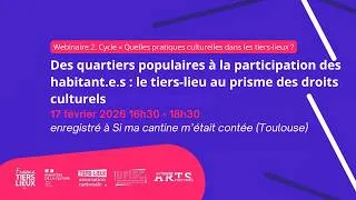 Miniature : Le tiers-lieu au prisme des droits culturels - débat