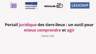 Miniature : Portail juridique des tiers-lieux : un outil pour mieux comprendre et agir