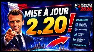 Miniature : ➡️ Mise à jour 2.20 Geopolitical Simulator 2026 !