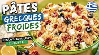 Miniature : Salade de pâtes grecques froides : la recette fraîche et gourmande de l'été 🥗