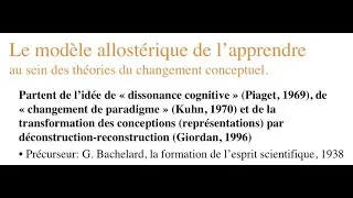 Miniature : 3. Les modèles didactiques: le modèle allostérique au sein des théories du changement conceptuel
