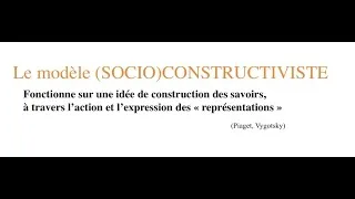 Miniature : 2. Les modèles didactique: le (socio)constructivisme