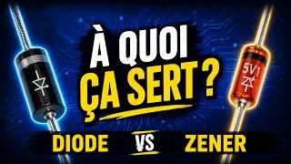 Miniature : Diode et diode Zener : À Quoi Servent-Elles ? Explications Visuelles des composants en Électronique