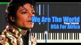 Miniature : We Are The World -- USA For Africa - Piano Tutorial