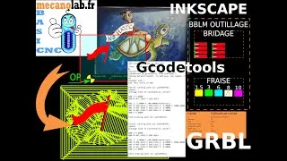 Miniature : 05 Usinage en Poche Inkscape GcodesTools GRBL