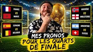 Miniature : MES PRONOSTICS des QUARTS de Finale de la Coupe du Monde 2026 ! 🏆⚽