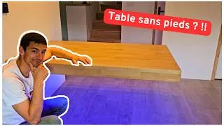 Miniature : Le RÊVE dans TOUTES les cuisines ! ! Une table sans pieds ?  🤔🤯