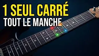 Miniature : La pentatonique sur tout le manche avec un seul carré (cours complet)
