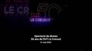 Miniature : Spectacle de drones inédit pour les 50 ans de l'IUT du Creusot !