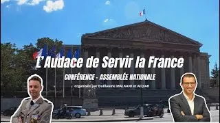 Miniature : 𝗟'𝗔𝗨𝗗𝗔𝗖𝗘 𝗗𝗘 𝗦𝗘𝗥𝗩𝗜𝗥 𝗟𝗔 𝗙𝗥𝗔𝗡𝗖𝗘 organisé par les officiers Ali JIAR et Guillaume MALKANI