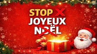 Miniature : Arrête de dire « Joyeux Noël » ❌ | Parle comme un natif 🎄