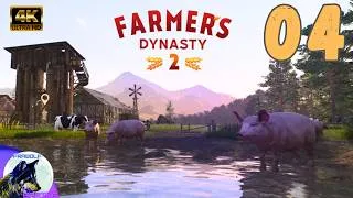Miniature : FARMER'S DYNASTY 2 : On a travaillé dur pour avoir nos 1ères vaches et cochons ! EP.04