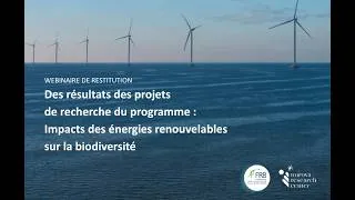 Miniature : Projet Bribat - Programme “Impacts des énergies renouvelables sur la biodiversité”