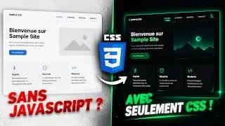 Miniature : Créer un Mode Sombre en 1 seule ligne de CSS ! 🌗 #shorts