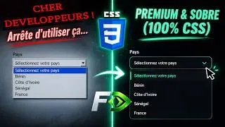 Miniature : Le secret CSS pour des formulaires "select" 100% modernes et premium ✨