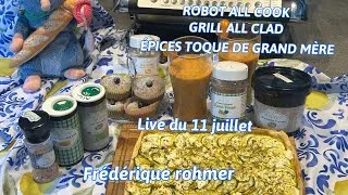 Miniature : 11/7, tarte d’été et muffin fruits rouges, gaspacho ALL COOK, GRILL ALL CLAD, TOQUE DE GRAND MÈRE . 