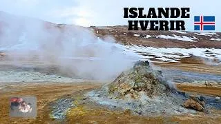 Miniature : Islande , Namafjall les Hverir solfarates, fumeroles et marmites de boue