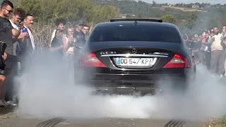 Miniature : Huge Burnouts, Donuts and Launch Controls - 740i, M2, CLS 63 AMG and C63 AMG Break