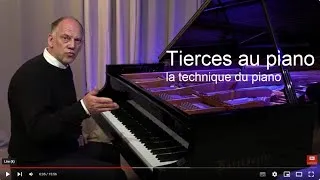 Miniature : Episode 4 "Acoords Parfaits" Tierces en piano, technique, exercices et exemples
