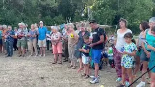 Miniature : Répétition du chant "Peuple de Loire" à la Rabouilleuse à Rochecorbon le 11 juillet 2025