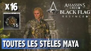 Miniature : MYSTÈRE MAYAS - Où Trouver toutes les pierres / Stèles Maya - ASSASSIN'S CREED BLACK FLAG RESYNCED