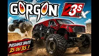Miniature : NEW ARRMA GORGON 223S Brushless 2S/3S : Le MONSTER TRUCK Fun à Petit Prix !